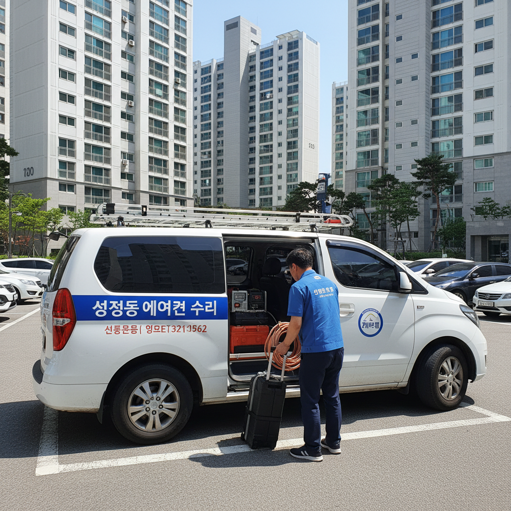 성정동 에어컨 가스충전 전문 기술자 서비스 소개