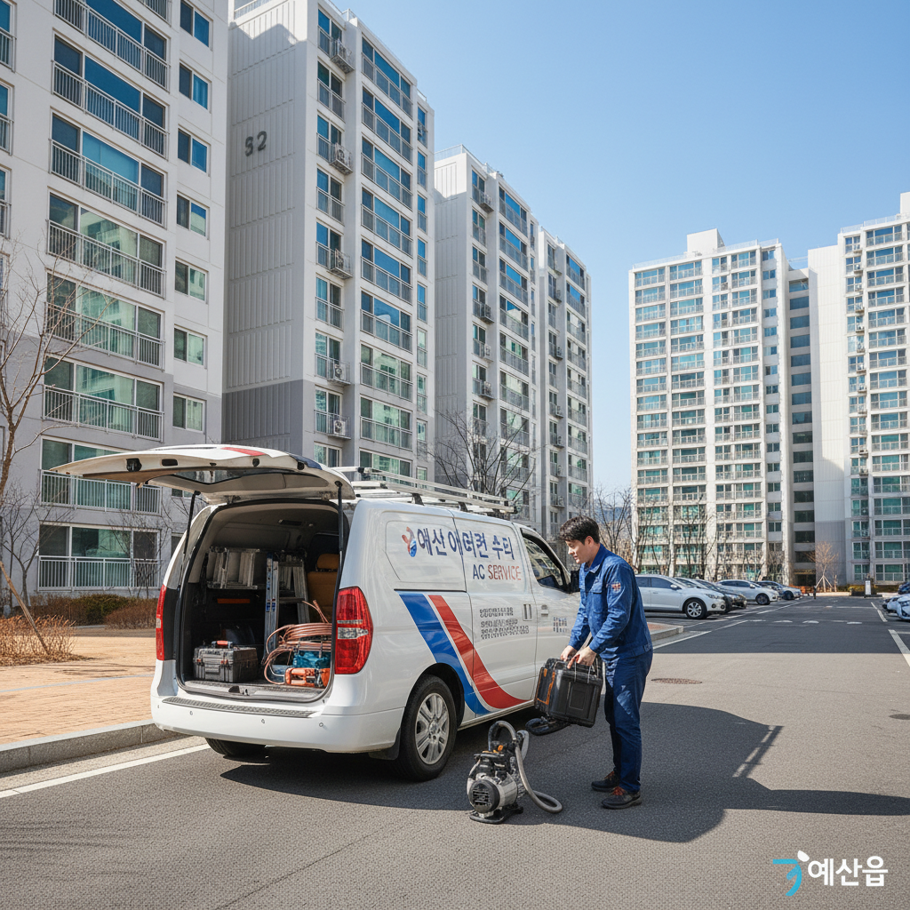 예산읍 에어컨 가스충전 전문 기술자 서비스 소개