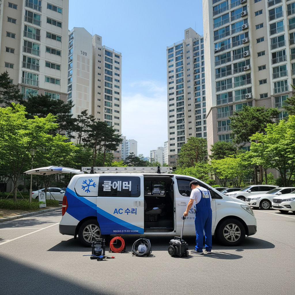 신방동 에어컨 가스충전 전문 기술자 서비스 소개