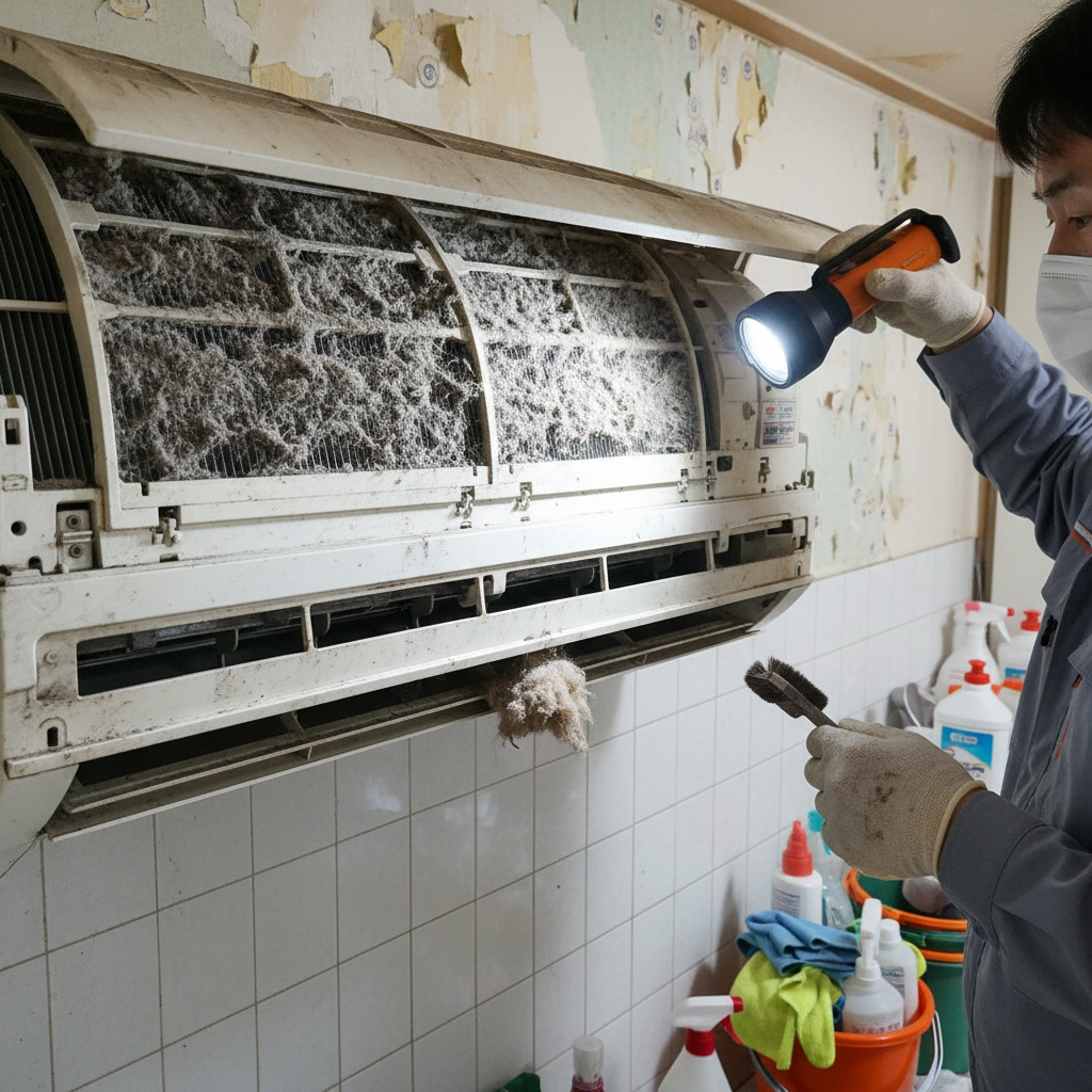 신부동 에어컨 작업 전 점검