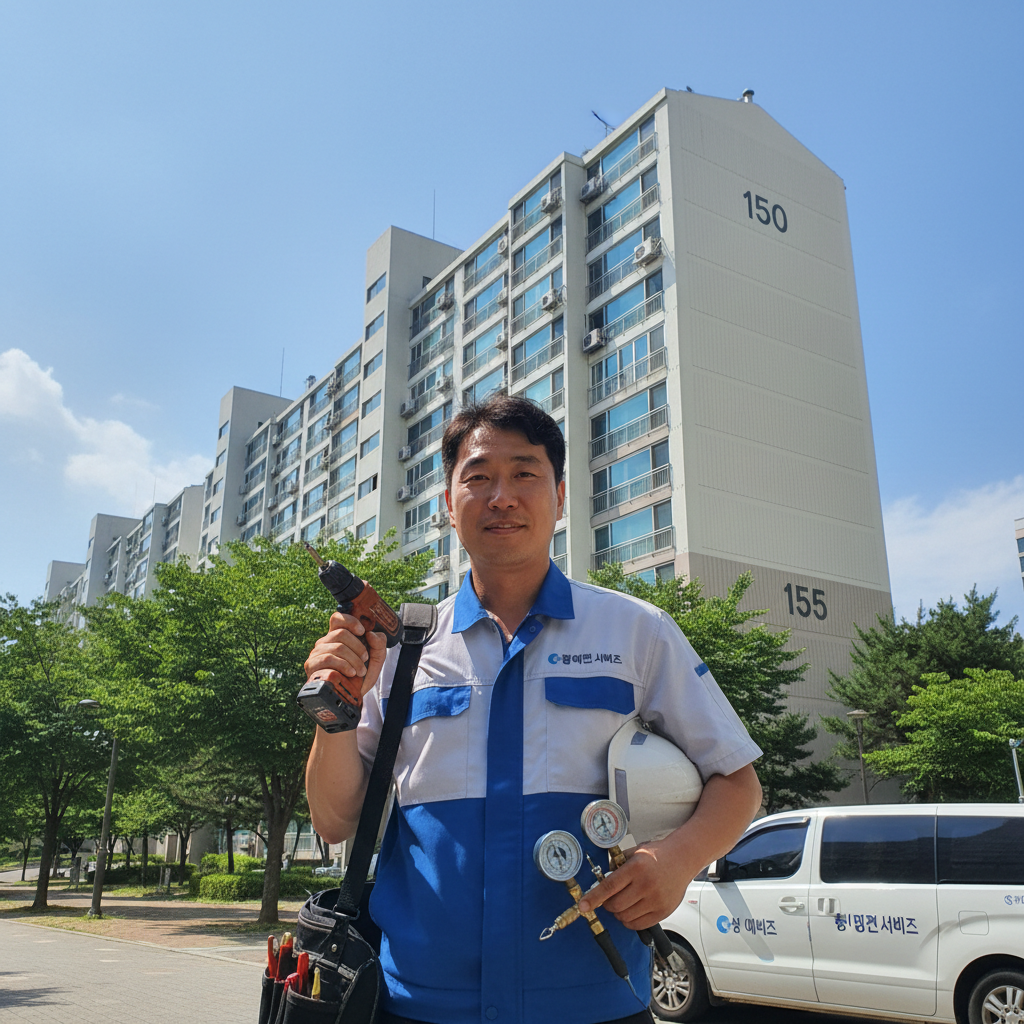 홍성읍 에어컨 가스충전 전문 기술자 서비스 소개