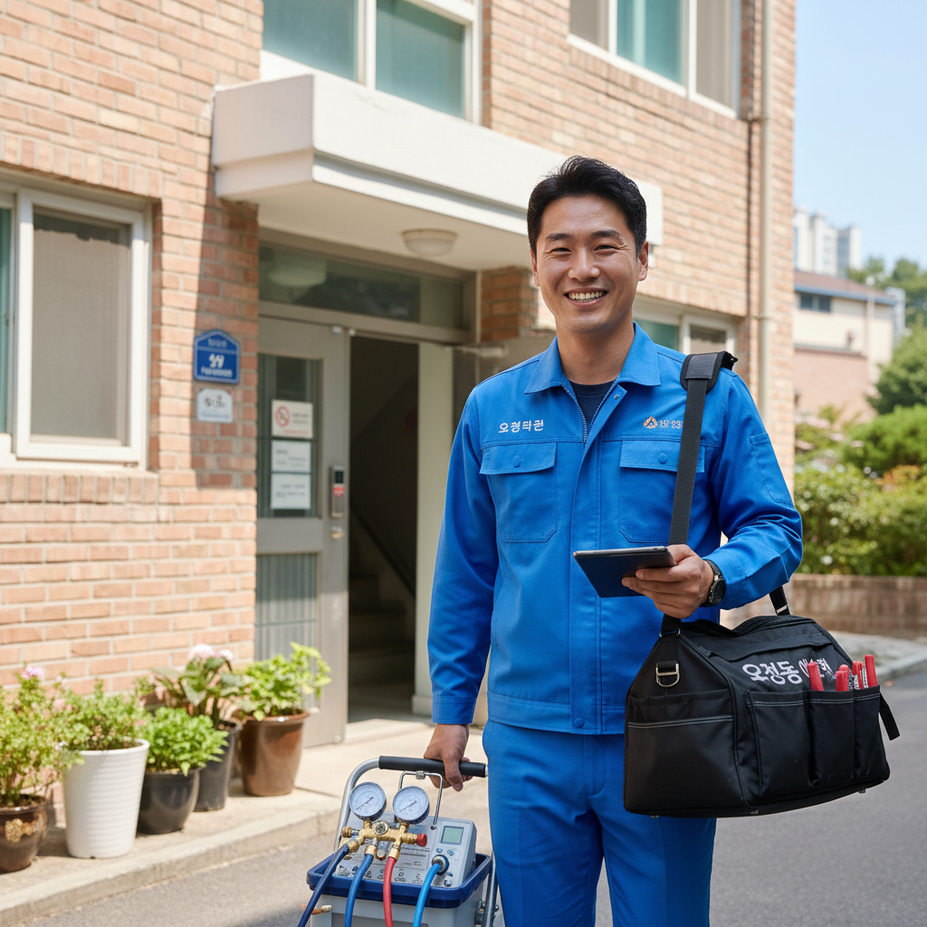 오정동(오산) 에어컨 설치 전문 기술자 서비스 소개