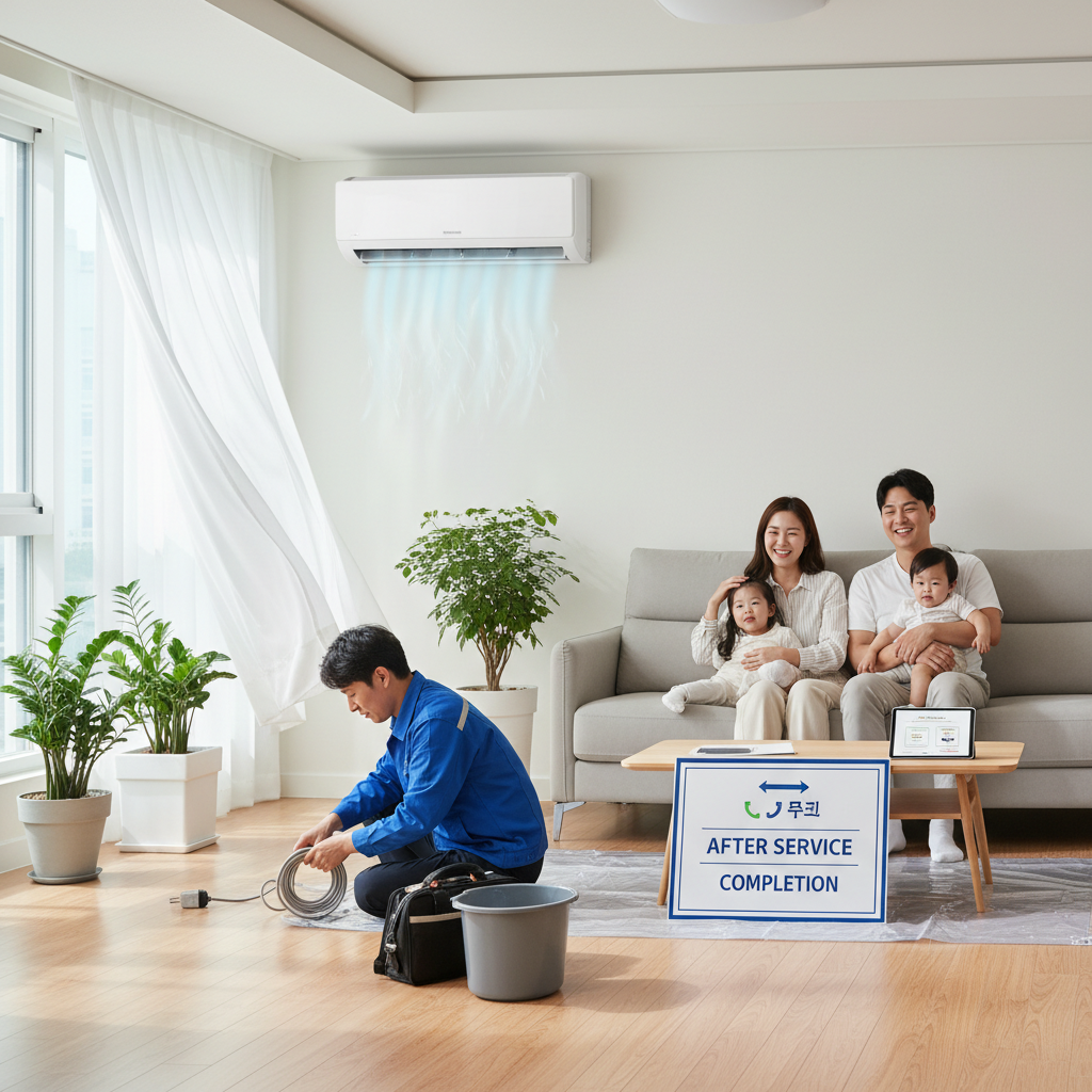 역삼동 에어컨 가스충전 작업 완료