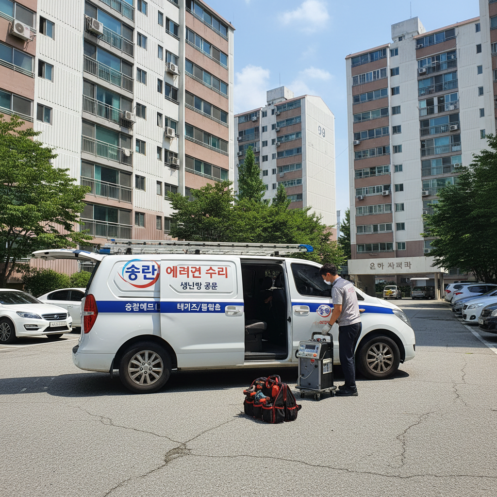 송탄읍(평택) 에어컨 가스충전 전문 기술자 서비스 소개