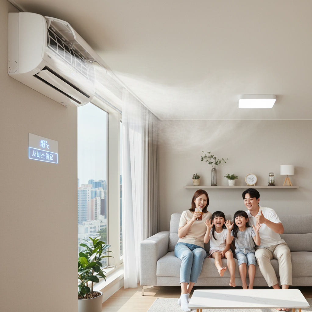 숭의동(인천) 에어컨 가스충전 작업 완료