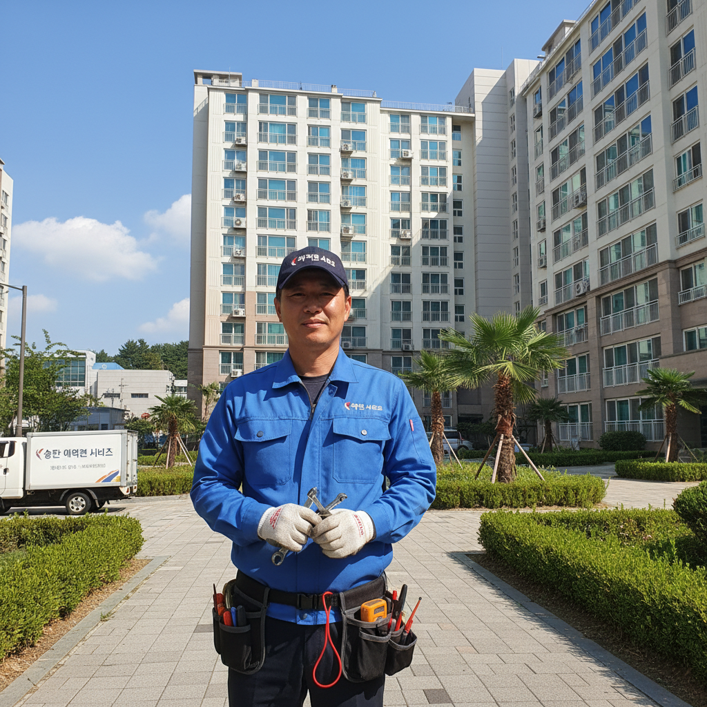 송탄동(평택) 에어컨 수리 전문 기술자 서비스 소개