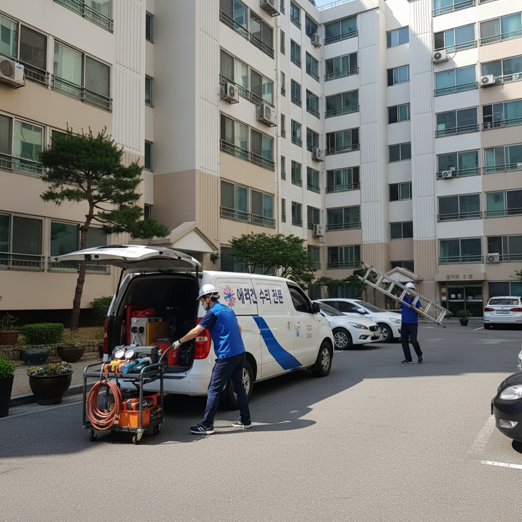 홍제동 에어컨 청소 전문 기술자 서비스 소개