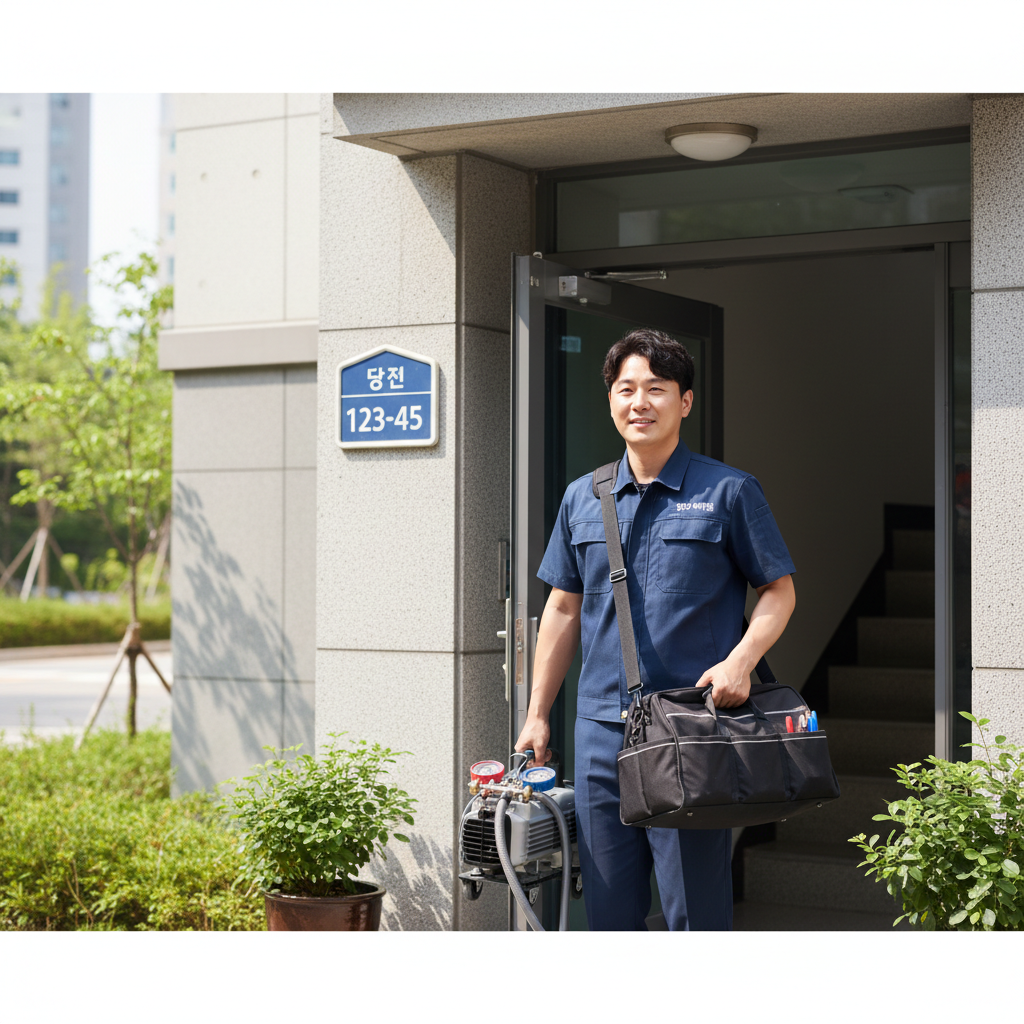 당진동 에어컨 가스충전 전문 기술자 서비스 소개
