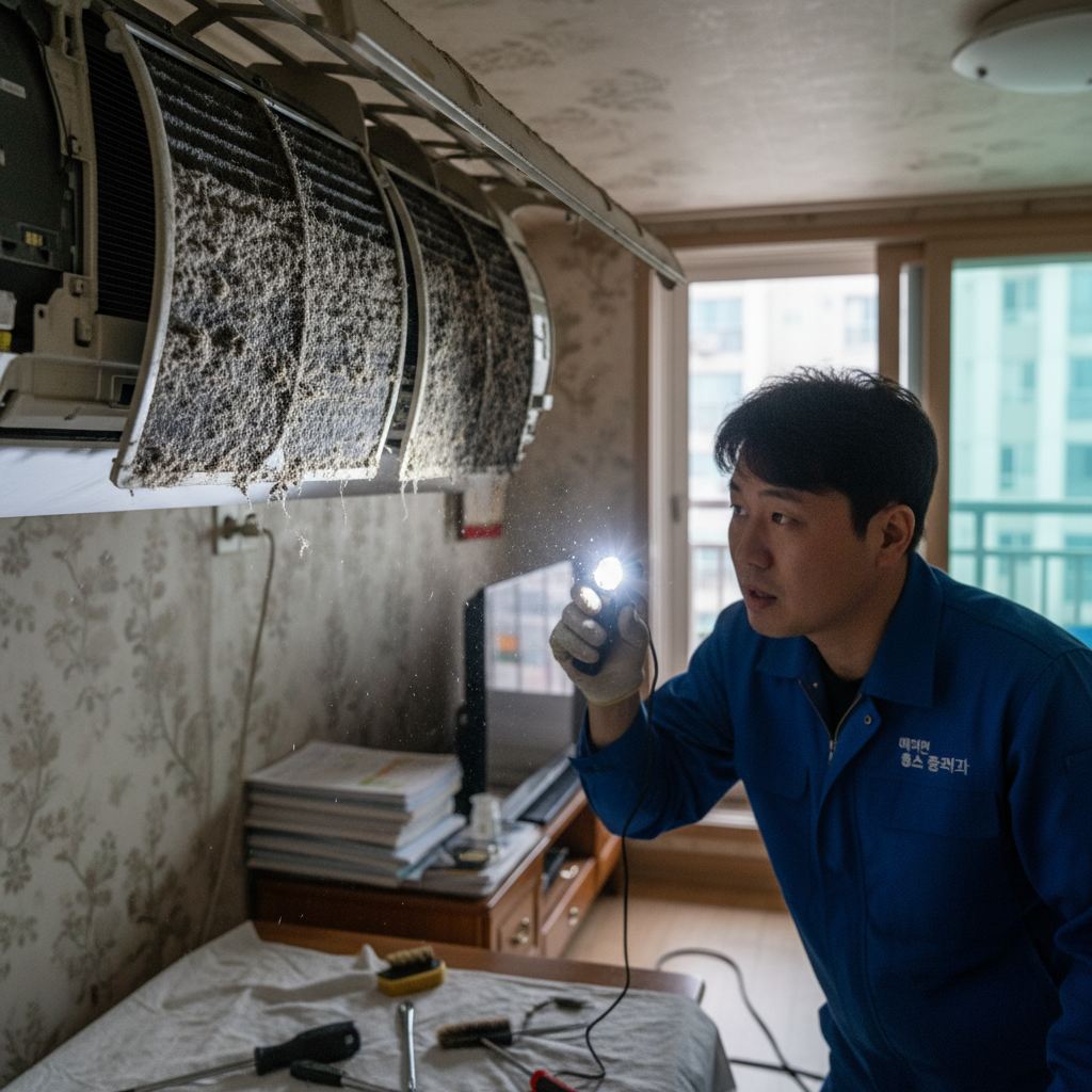 신촌동(서대문) 에어컨 작업 전 점검