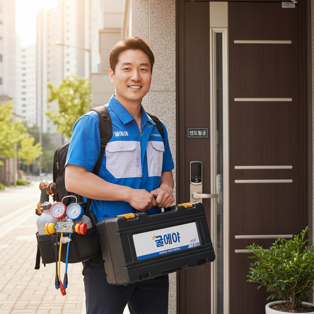 영등포구 신도림동 에어컨 가스충전 전문 기술자 서비스 소개