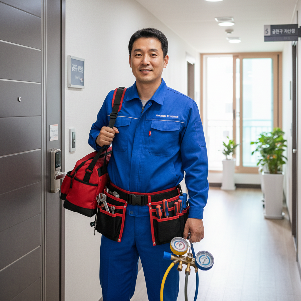금천구 가산동 에어컨 청소 전문 기술자 서비스 소개
