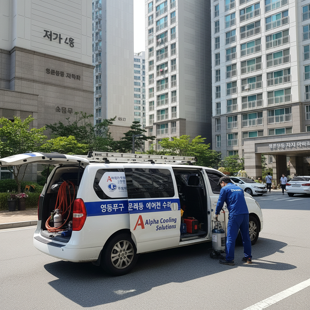 영등포구 문래동 에어컨 수리 전문 기술자 서비스 소개