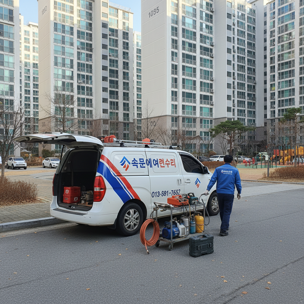 석문면 에어컨 가스충전 전문 기술자 서비스 소개