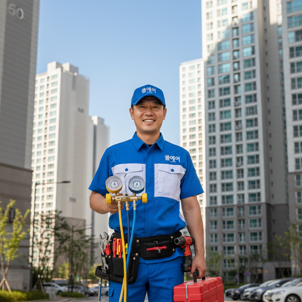 장안동(수원) 에어컨 가스충전 전문 기술자 서비스 소개