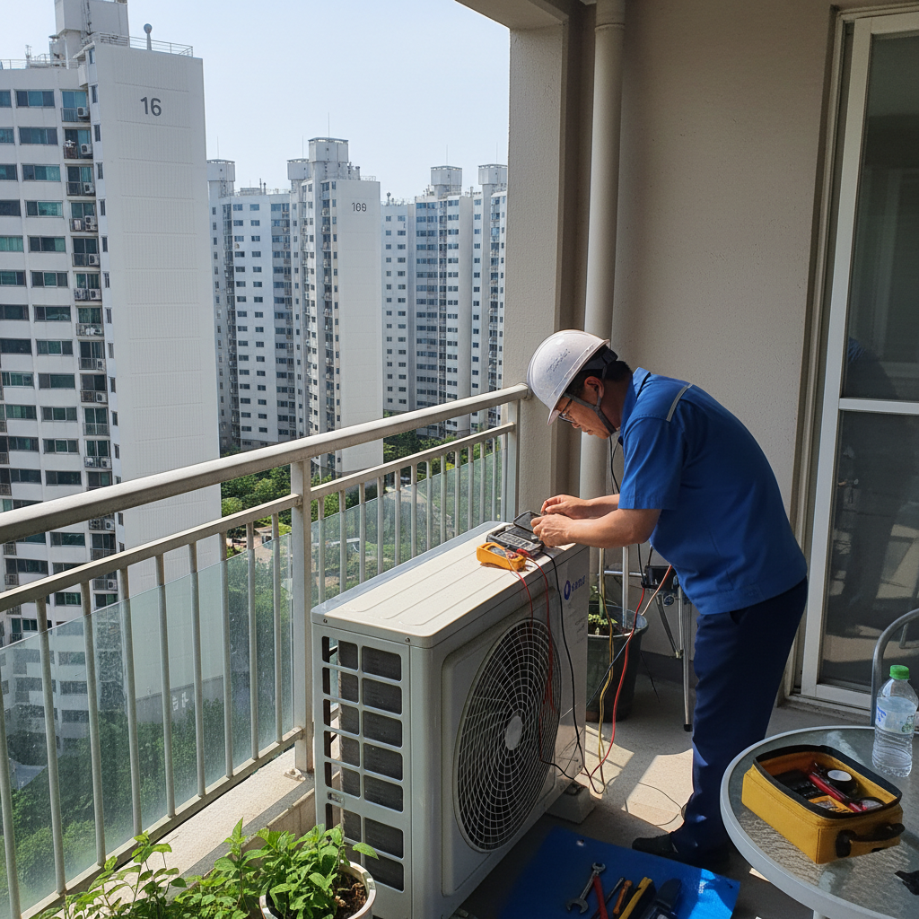 대전 태평동 에어컨 작업 전 점검