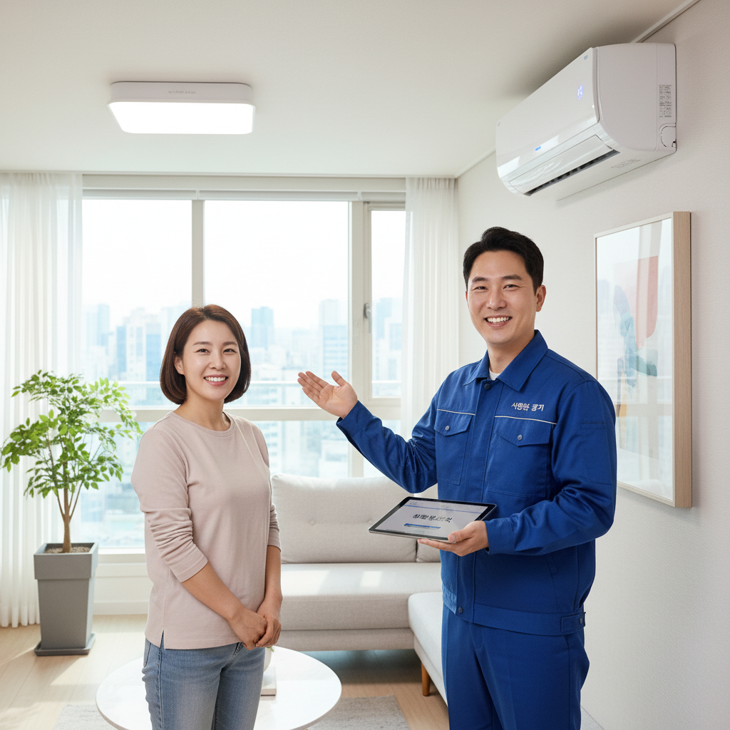 성환읍(서북구) 에어컨 가스충전 작업 완료