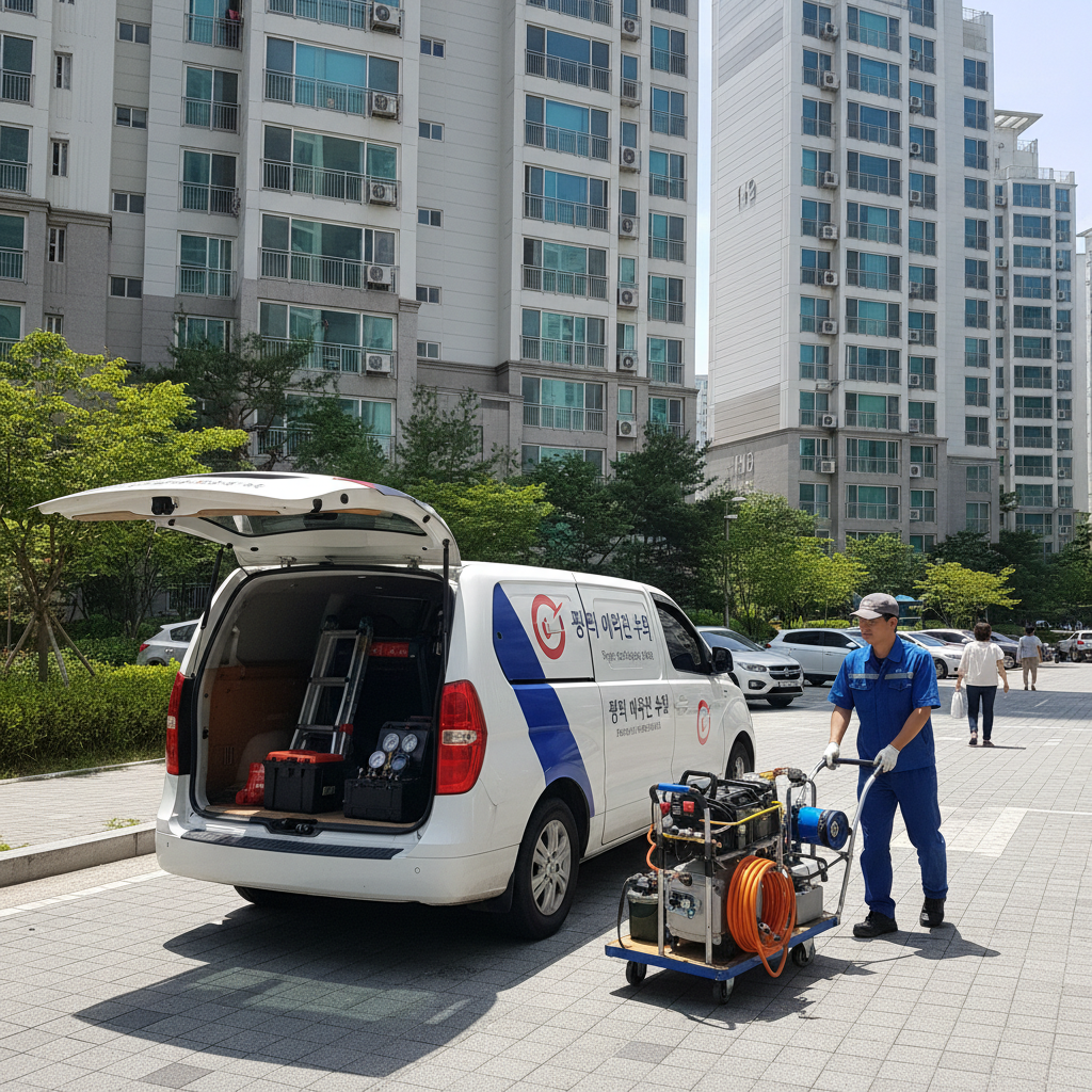평택동 에어컨 청소 전문 기술자 서비스 소개