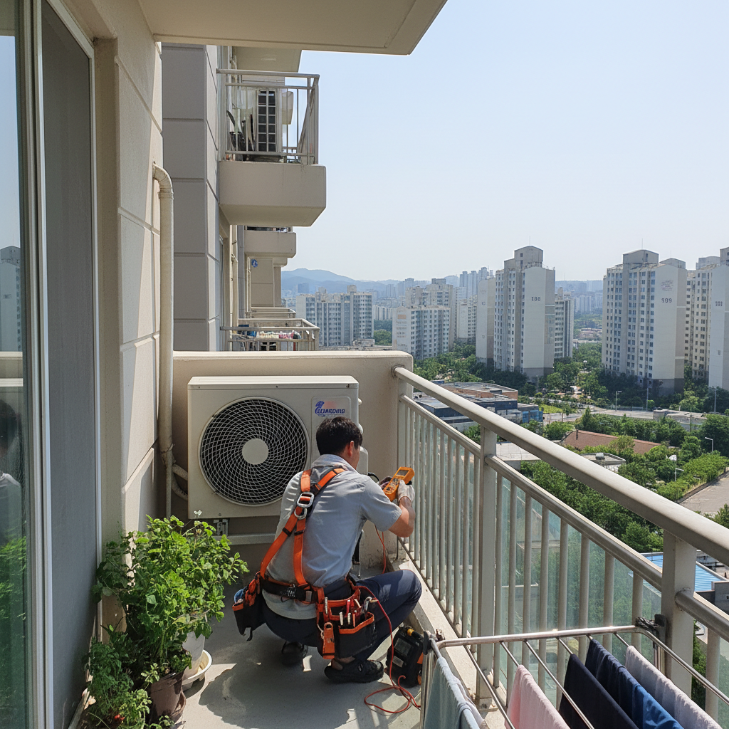 기흥동(용인) 에어컨 작업 전 점검