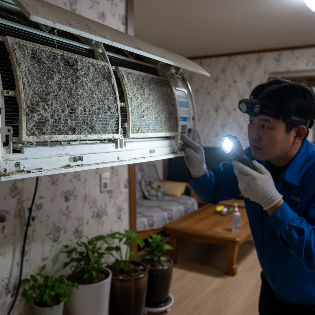 인천 작전동 에어컨 작업 전 점검