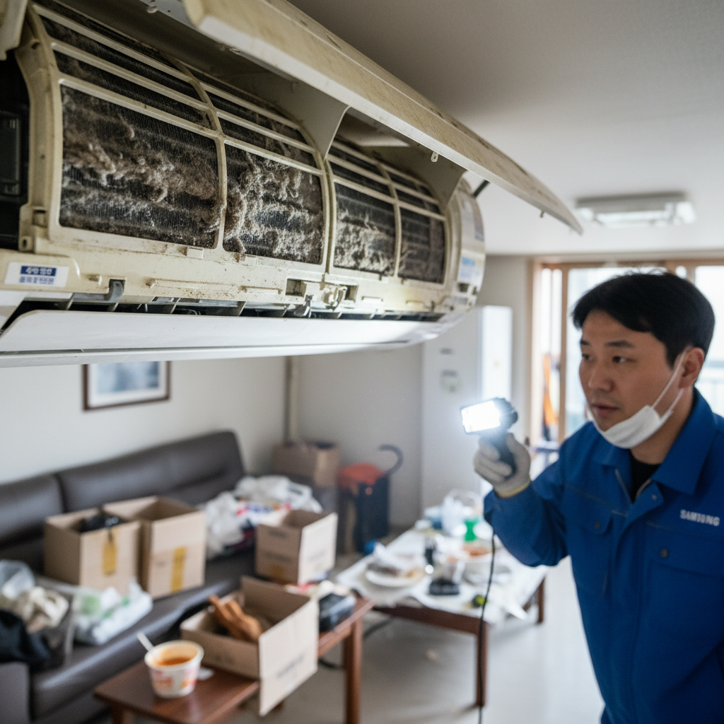 사상구 괘법동 에어컨 작업 전 점검