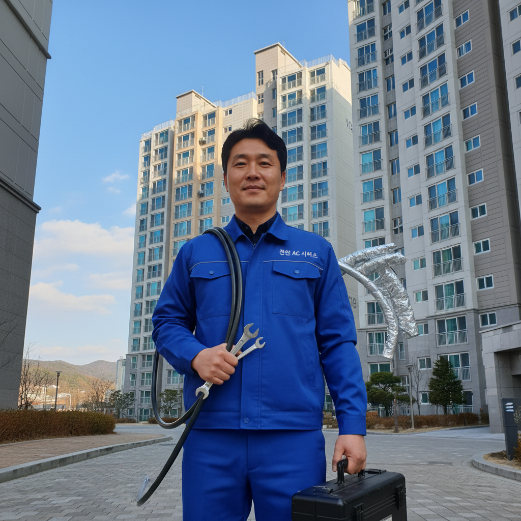 성정동(천안) 에어컨 수리 전문 기술자 서비스 소개