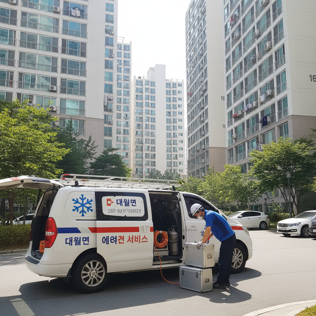 대월면(이천) 에어컨 가스충전 전문 기술자 서비스 소개
