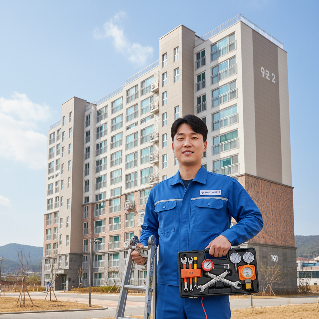 계룡 엄사면 에어컨 가스충전 전문 기술자 서비스 소개