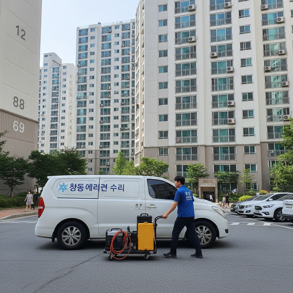 창동 에어컨 가스충전 전문 기술자 서비스 소개